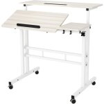 Table roulante de lit canap pour ordinateur portable hauteur rglable, table d'appoint bout de canap ...