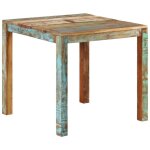 Vidaxl - table de salle  manger 82x80x76 cm bois de rcupration solide