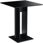 Helloshop26 - table salle à manger cuisine salon carrée 78 cm noir Helloshop26 - table salle à manger cuisine salon carrée 78 cm noir