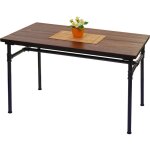 Table pour salle à manger hwc - h10b, bar, gastronomie, bois d'orme, standards fsc, noir - marron 120x70 ... Table pour salle à manger hwc - h10b, bar, gastronomie, bois d'orme, standards fsc, noir - marron 120x70 ...
