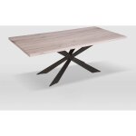 La silla española - table de salle à manger de style industriel avec plateau 200 x 100 x 76 cm modèle ... La silla española - table de salle à manger de style industriel avec plateau 200 x 100 x 76 cm modèle ...