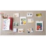 Tableau d'affichage en feutre 60x120cm, panneaux muraux m�mo d�coratif 9 mm pliable, vision board avec ...