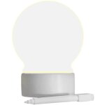 Tableau d'affichage led transparent de forme ronde, design inscriptible, chargement usb, avec stylo, ... Tableau d'affichage led transparent de forme ronde, design inscriptible, chargement usb, avec stylo, ...