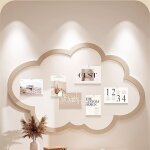 Tableau d'affichage nuage avec punaises, jolie d�coration murale, tableau en li�ge feutr�, tableau m�mo ...