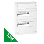 Tableau lectrique 13 modules 2 ranges schneider r9h13402