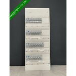 Hager - tableau lectrique 4 range quip et pr - cbl 27 disjoncteurs jours nuit et tlrupteur