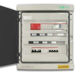 Tableau �lectrique triphas� led italia 20 kw 32 a 400 v ip65 36 modules abb / dehn