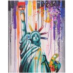 Hhg - tableau à l'huile 3d, statue de la liberté, peint à la main à 100%, toile de décoration murale ... Hhg - tableau à l'huile 3d, statue de la liberté, peint à la main à 100%, toile de décoration murale ...