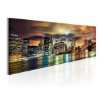Tableau imprim  new york sky  40 x 120 cm