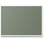 Tableau magnétique en métal tableau pour magnet - motif couleur olive - minimaliste - cadre blanc - 70x50 ... Tableau magnétique en métal tableau pour magnet - motif couleur olive - minimaliste - cadre blanc - 70x50 ...