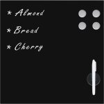 Tableau noir magn�tique mural verre 40x40 cm cfw476783