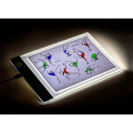 Tableau de tracage a4 35. 523. 50. 4cm led de peinture d'ecriture de caisson lumineux d', lumi�re r�glable ...