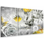 Tableau triptyque graphique les secrets de moscou - 90x60 cm