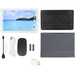 Tablette android 11 10. 1 pouces 2 en 1, 5g wifi appel, 4g ram 64g rom, clavier souris inclus, gps fm, ...