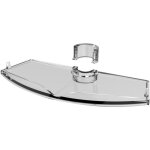 Valentin - tablette porte - savon pour barre de douche diamtre 25 mm, acryl. transparent