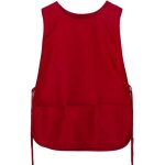 Tablier de cordonnier tablier de travail smock 2 poches avant r�sistant � la salet� sans manches chef ...