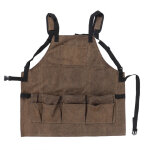 Tablier de jardin imperm�able avec poches � outils pour atelier et bricolage