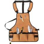 Tablier de jardinage, tablier ceinture porte - outils, tablier de jardinage multifonctionnel, rangement ...