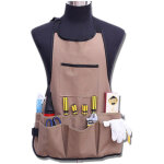 Tablier de jardinage pour femme tablier de jardinage avec 14 poches 600d oxford tablier de travail tablier ...