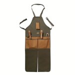 Tablier de jardinage en tissu oxford multi - poches � poches color�es avec jambe allong�e pour l'entretien ...