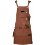 Tablier d'outils, tablier de travail r�sistant � l'huile imperm�able multifonctionnel de toile cir�e ...