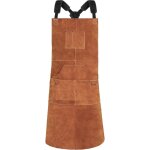 Tablier de soudeur avec 6 poches, tablier de travail en cuir anti - chaleur ignifuge, r�glable de m � ...