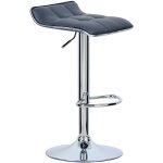 Woltu - tabouret de bar, en cuir synthtique et acier chrom, tabourets avec caoutchouc anti - drapant, ...