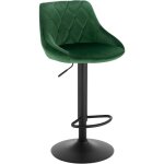 Woltu - tabouret de bar sige bien rembourr en velours chaise de bar, hauteur rglable pieds en mtal, ...