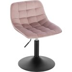 Woltu - tabouret de bar si�ge en velours chaise de bar avec dossier tabouret rotatif moderne hauteur ...