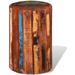 Tabouret bois de récupération massif vidaxl Tabouret bois de récupération massif vidaxl