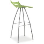 Tabouret design, lot de 2 tabourets hauteur 80 cm - diablito vert en metal, scab design Tabouret design, lot de 2 tabourets hauteur 80 cm - diablito vert en metal, scab design