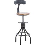 Clp - tabouret de design industriel antique en argent Clp - tabouret de design industriel antique en argent