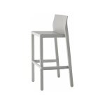 Scab - tabouret design, tabouret jardin kate 65cm design gris clair en plastique design