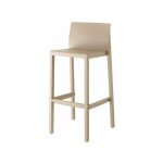 Scab - tabouret design, tabouret jardin kate 65cm design taupe en plastique design