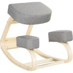 Tabouret ergonomique - siège assis à genoux - chaise à genoux grand confort - bois bouleau polyester ... Tabouret ergonomique - siège assis à genoux - chaise à genoux grand confort - bois bouleau polyester ...