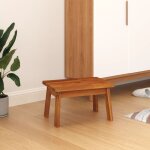 Tabouret - escabeau 38x26x22 cm bois d'acacia solide