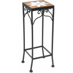 Dandibo - tabouret � fleurs mosa�que angulaire 46 cm porte - fleurs 12012 table d'appoint porte - plantes ...