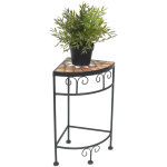 Dandibo - tabouret � fleurs mosa�que �tag�re d'angle 42 cm porte - fleurs 12013 table d'appoint porte ...