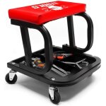 Tabouret de garagiste bm tools avec plateau outils de rangement, si�ge m�canicien rembourr�, chariot ...