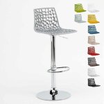 Tabouret grand soleil spider pour caf�s bars cuisines salles � manger - gris