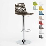 Tabouret grand soleil spider pour caf�s bars cuisines salles � manger - marron