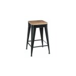 Tabouret joris en métal - l 38 x l 38 x h 59, 9 cm - noir - livraison gratuite Tabouret joris en métal - l 38 x l 38 x h 59, 9 cm - noir - livraison gratuite