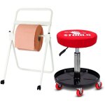 Tabouret m�canicien bm tools bmt - stool si�ge pivotant hauteur r�glable, roulettes / supports outils ...