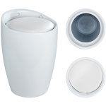 Tabouret panier  linge canaro wenko coffre  linge et tabouret salle de bain, coussin amovible, contenance ...