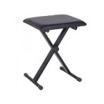 Mh - tabouret de piano pliable musitop noir Mh - tabouret de piano pliable musitop noir