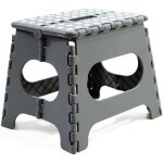 Tabouret pliable pvc r�sistant 1 marche, 27 x 33 x 26, 5 cm, usage cuisine ou comme escabeau bas