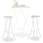 Tabouret pliant de jardin bastian lot de 2 sans dossier résistant hauteur 80 cm chaise de bar plastique ... Tabouret pliant de jardin bastian lot de 2 sans dossier résistant hauteur 80 cm chaise de bar plastique ...