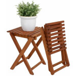 Spetebo - tabouret pliant tacoma eucalyptus fsc - 1 pièce (2 par carton d'emballage) Spetebo - tabouret pliant tacoma eucalyptus fsc - 1 pièce (2 par carton d'emballage)