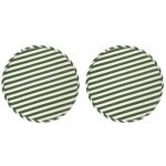 Tabouret rond coussins de chaise pour cuisine salle � manger coussins de si�ge avec attaches lot de 2 ...