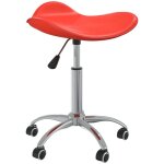 Tabouret de salon et spa rouge similicuir vidaxl723138